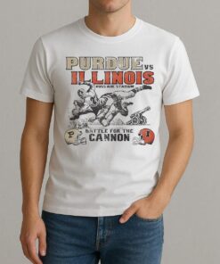 Purdue Boilermakers Vs Illinois Fighting Illini 2025 Battle For The Cannon Premium Shirt