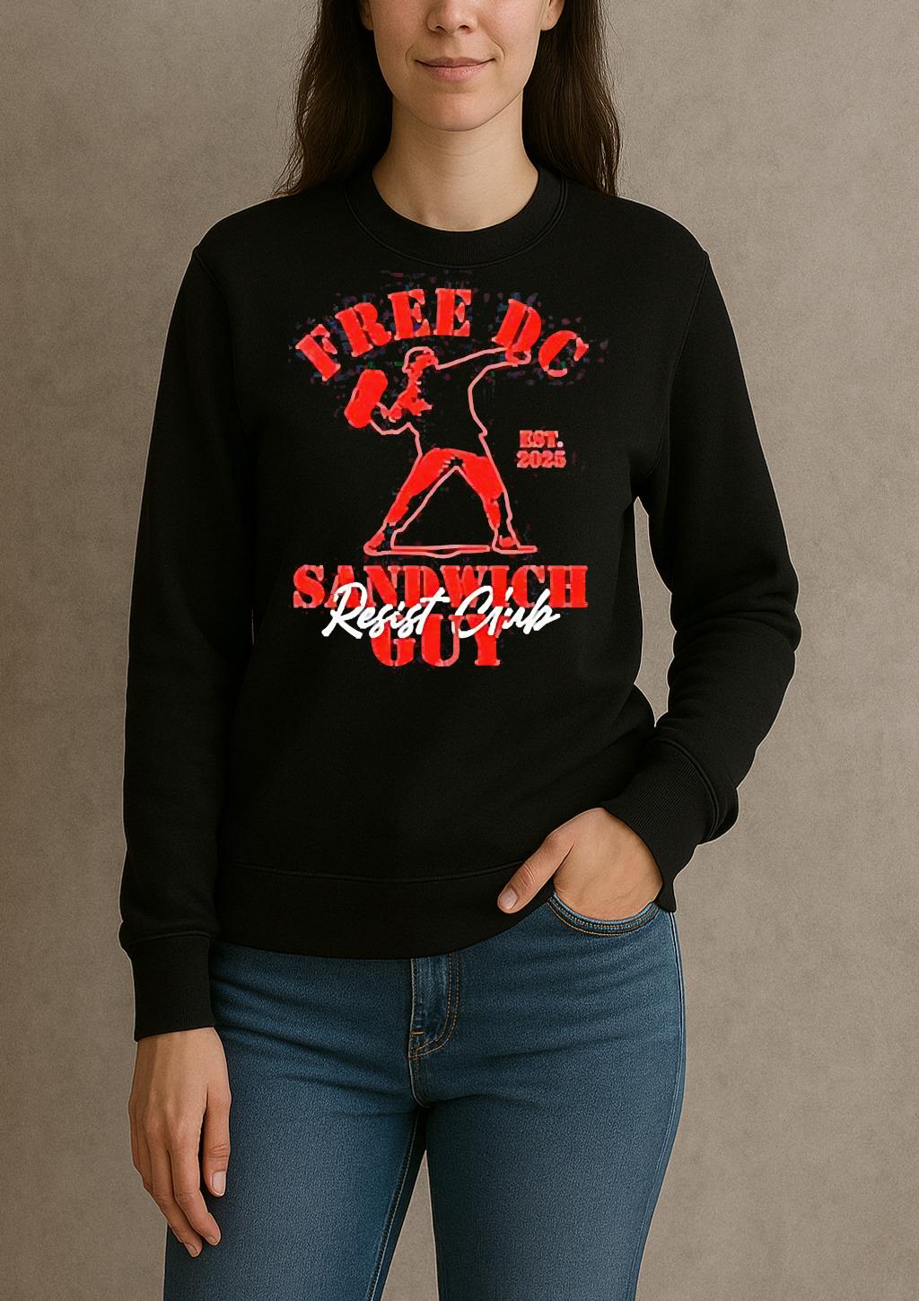 Resist Club Free Dc Sandwich Guy Est 2025 Shirt sweater