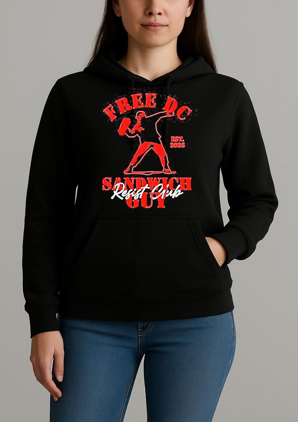 Resist Club Free Dc Sandwich Guy Est 2025 Shirt Unihoodie