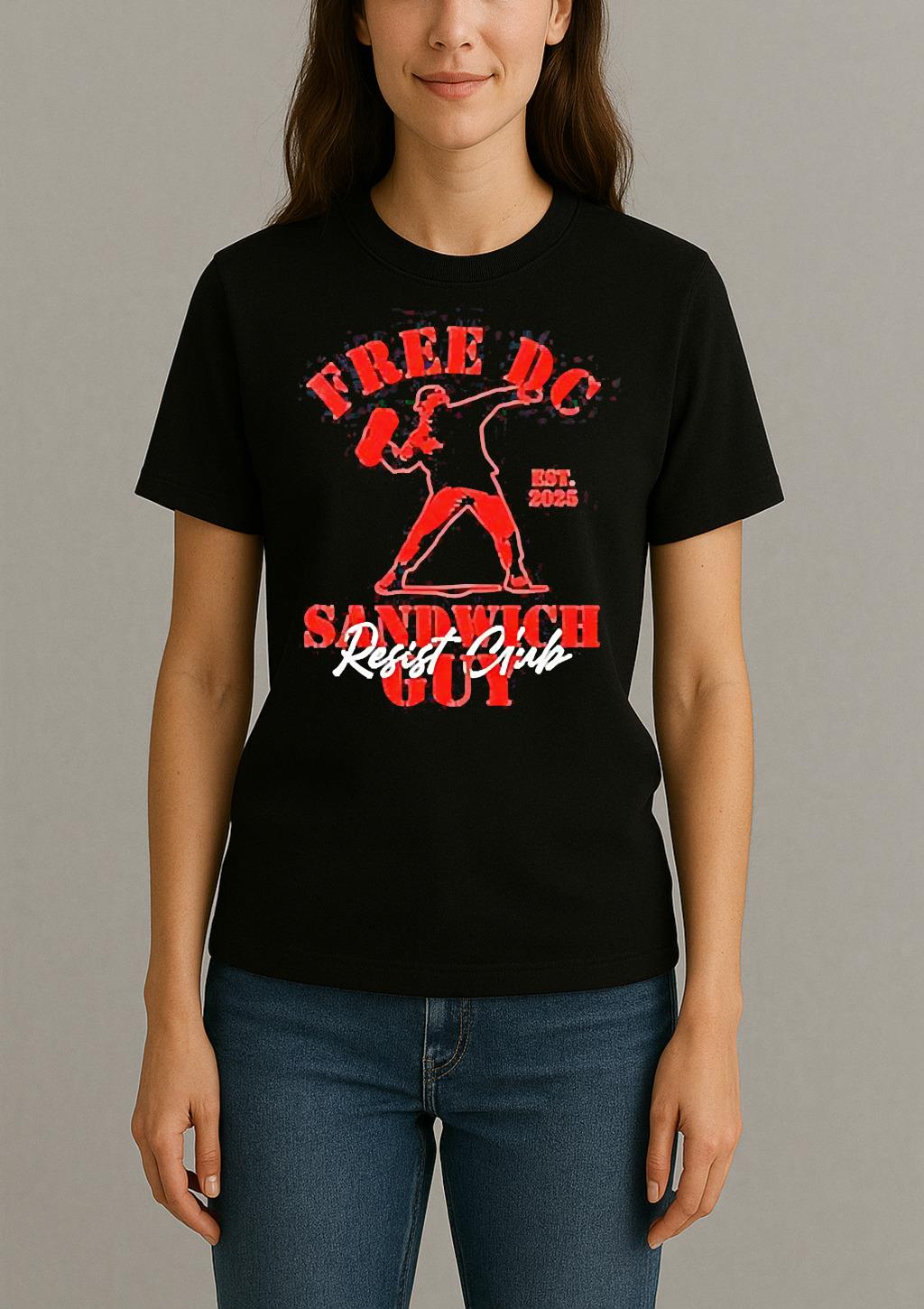 Resist Club Free Dc Sandwich Guy Est 2025 Shirt Womentee