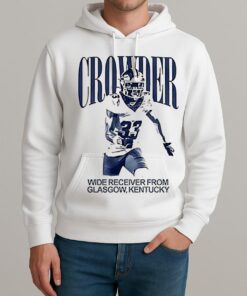 Rico Crowder Kentucky Wildcats Wide Receiver From Glasgow Unisexhoodie