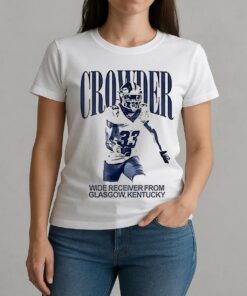 Rico Crowder Kentucky Wildcats Wide Receiver From Glasgow W-tee