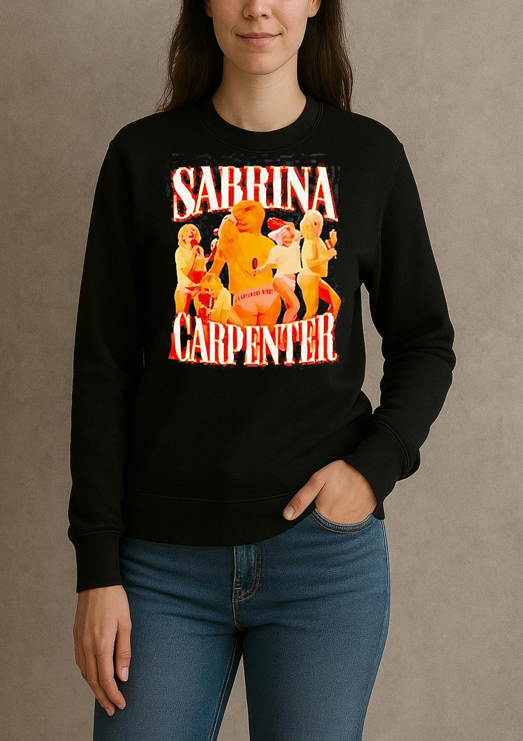 Sabrina Carpenter Its Saturday Night Graphic Shirt sweater