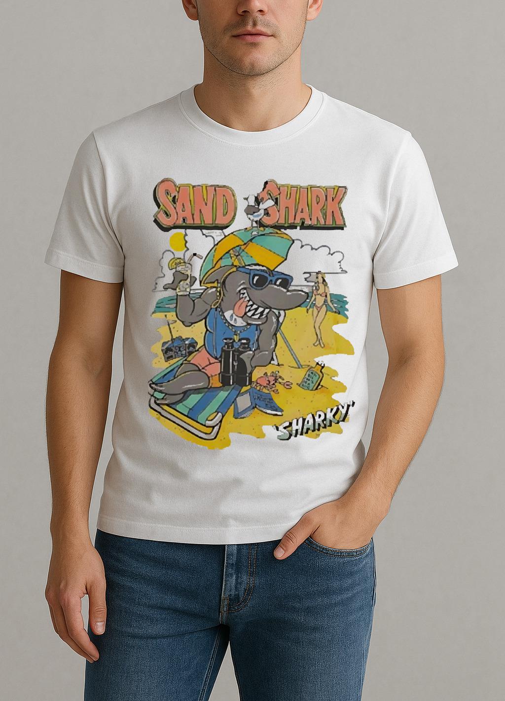 Sand Shark Sharky Vintage Premium Shirt