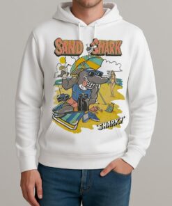 Sand Shark Sharky Vintage Premium Unisexhoodie