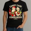 Santa Candy Cane Commandos Christmas Premium Shirt
