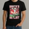 Santas Setlist Ugly Sweater Christmas Shirt Santa Music Xmas Tee