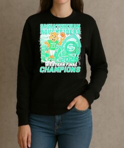 Saskatchewan Roughriders Mascot 2025 Western Final Champions Shirt sweater