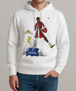 Scottie Barnes Blew A Kiss At Jared Mccain Paint Unisexhoodie