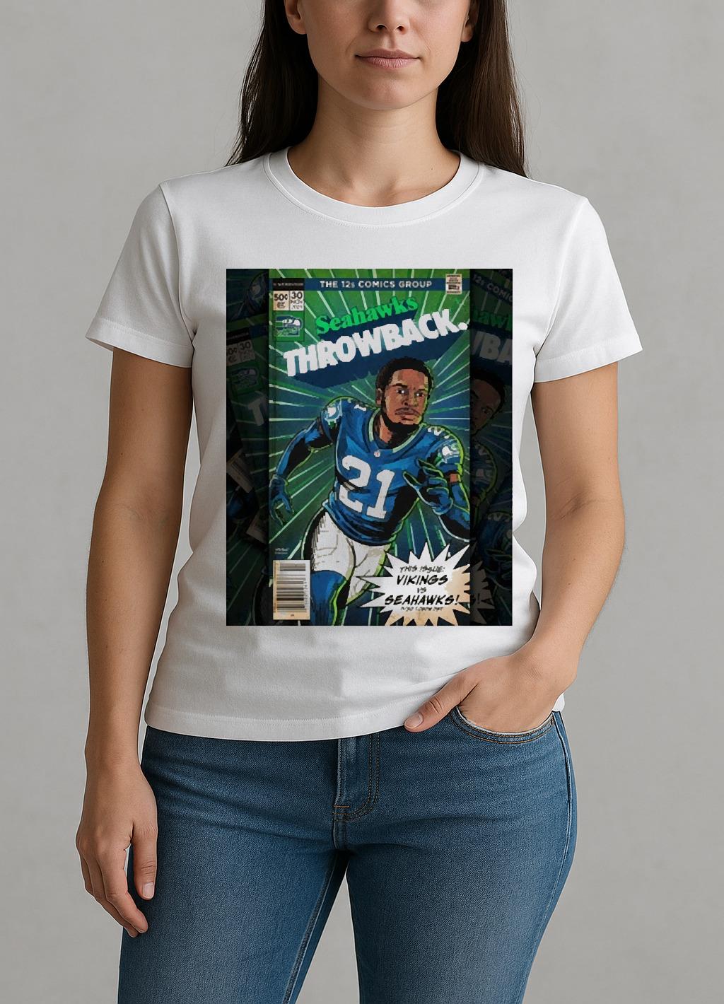 Seattle Seahawks Throwback This Issue Vikings Vs Seahawks November 30 2025 Premium W-tee