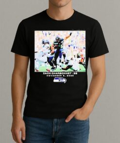 Seattle Seahawks Zach Charbonnet Nfl Flash Features Week 10 Shirt