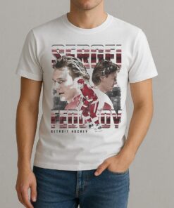 Sergei Fedorov Picture Collage Detroit Hockey Premium Shirt