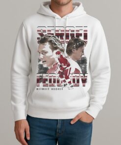 Sergei Fedorov Picture Collage Detroit Hockey Premium Unisexhoodie