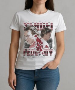 Sergei Fedorov Picture Collage Detroit Hockey Premium W-tee