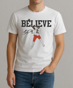 Shedeur Sanders Believe Cleveland Football Premium Shirt
