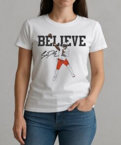 Shedeur Sanders Believe Cleveland Football Premium W-tee