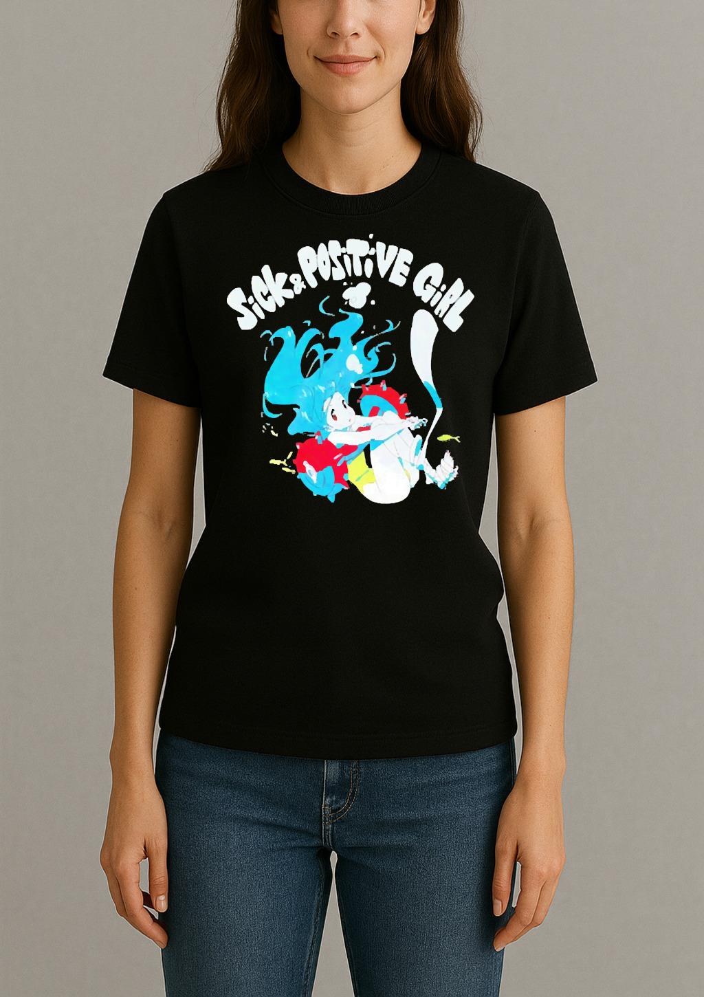 Sick And Positive Girl Premium Womentee