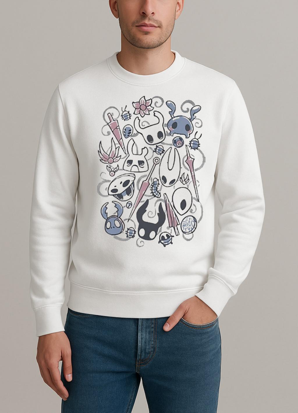 Silent Protagonist Hollow Knight Premium sweater