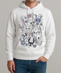 Silent Protagonist Hollow Knight Premium Unisexhoodie