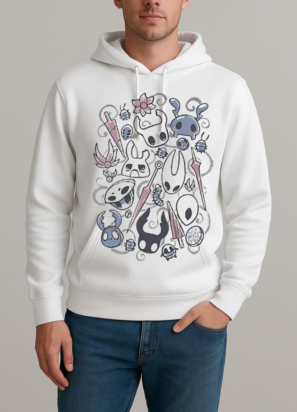 Silent Protagonist Hollow Knight Premium Unisexhoodie