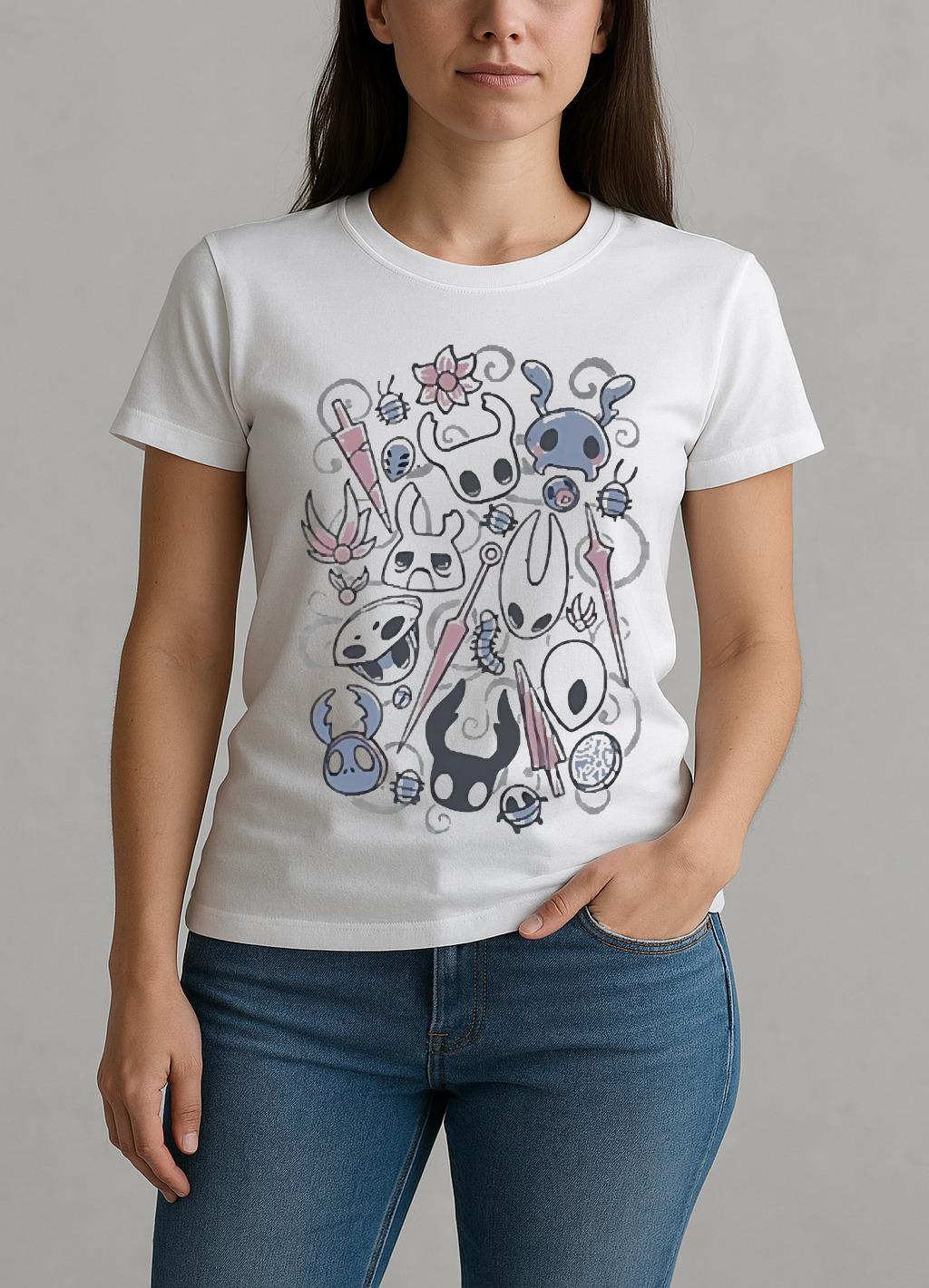 Silent Protagonist Hollow Knight Premium W-tee