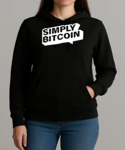 Simply Bitcoin Premium Unisexhoodie
