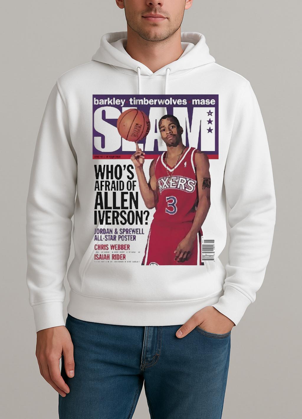 Slam Whos Afraid Of Allen Iverson Premium Unisexhoodie