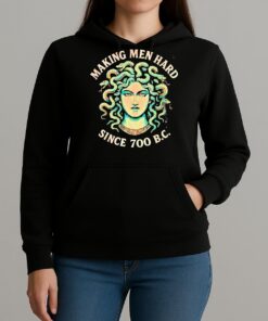 Snake Woman Making Men Hard Since 700 Bc Premium Unisexhoodie