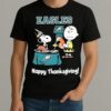 Snoopy And Charlie Brown X Philadelphia Eagles Football Happy Thanksgiving Shirt