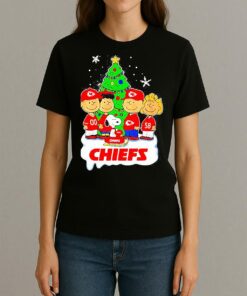 Snoopy Peanuts Kansas City Chiefs Player Christmas Shirt Womentee