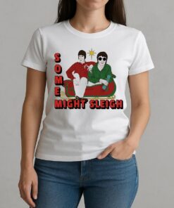 Some Might Sleigh Oasis Christmas Premium W-tee