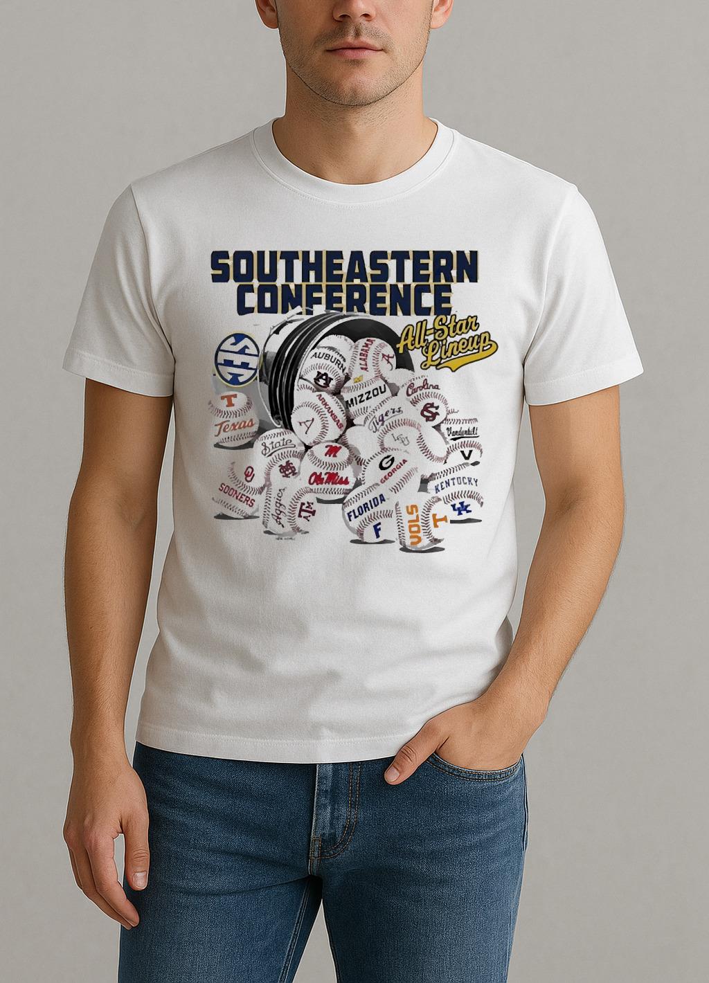 Southeastern Conference All Star Lineup Teams Premium Shirt
