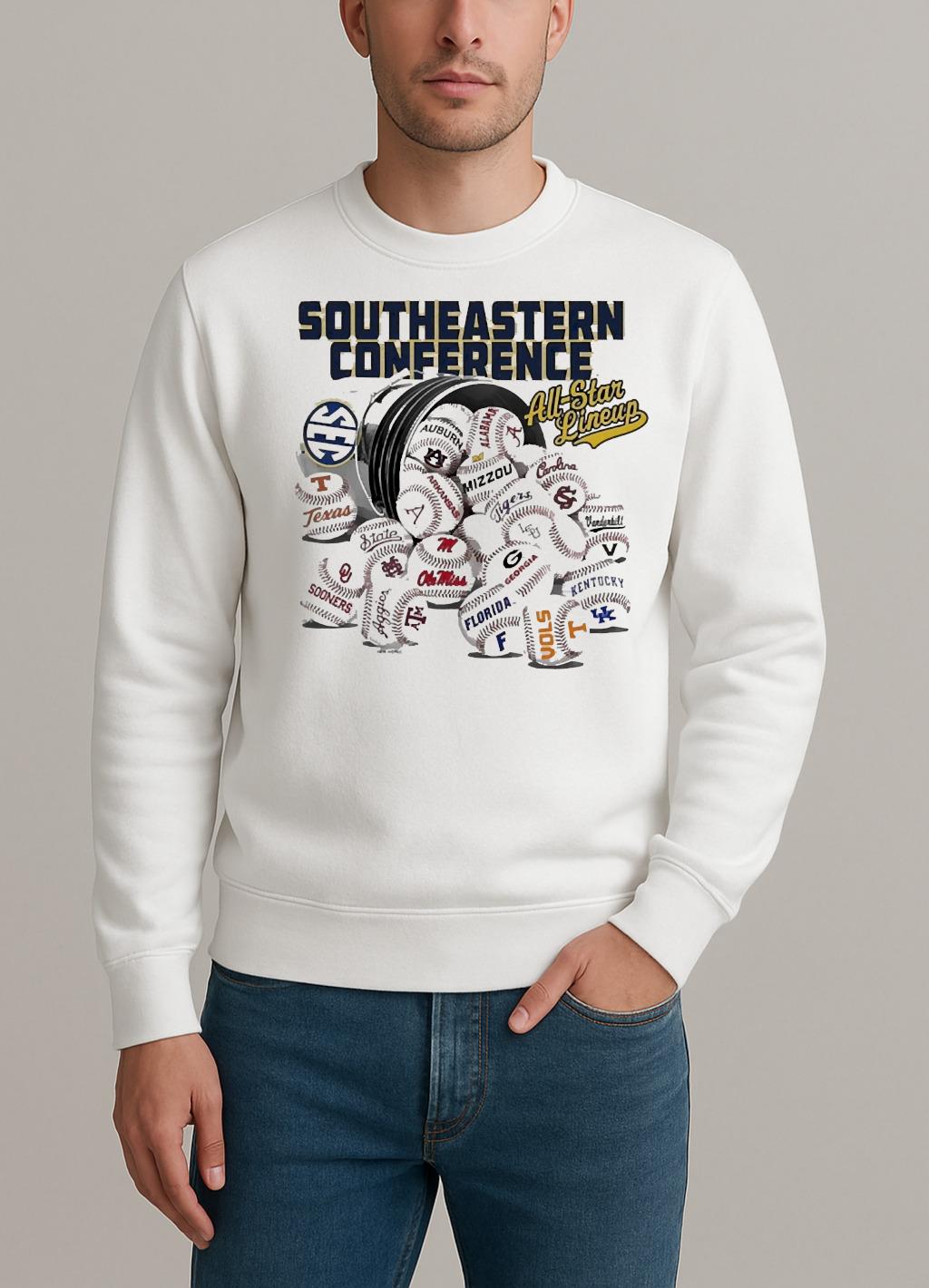 Southeastern Conference All Star Lineup Teams Premium sweater