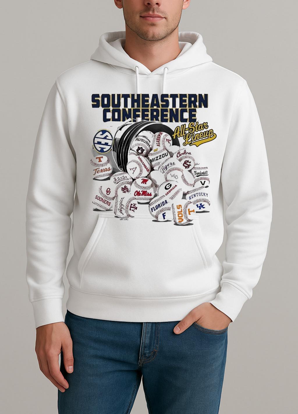 Southeastern Conference All Star Lineup Teams Premium Unisexhoodie