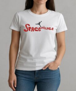 Space Village Air Jordan Parody Logo Premium W-tee