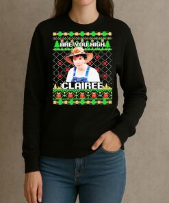 Steel Magnolias Are You High Clairee Christmas Premium sweater
