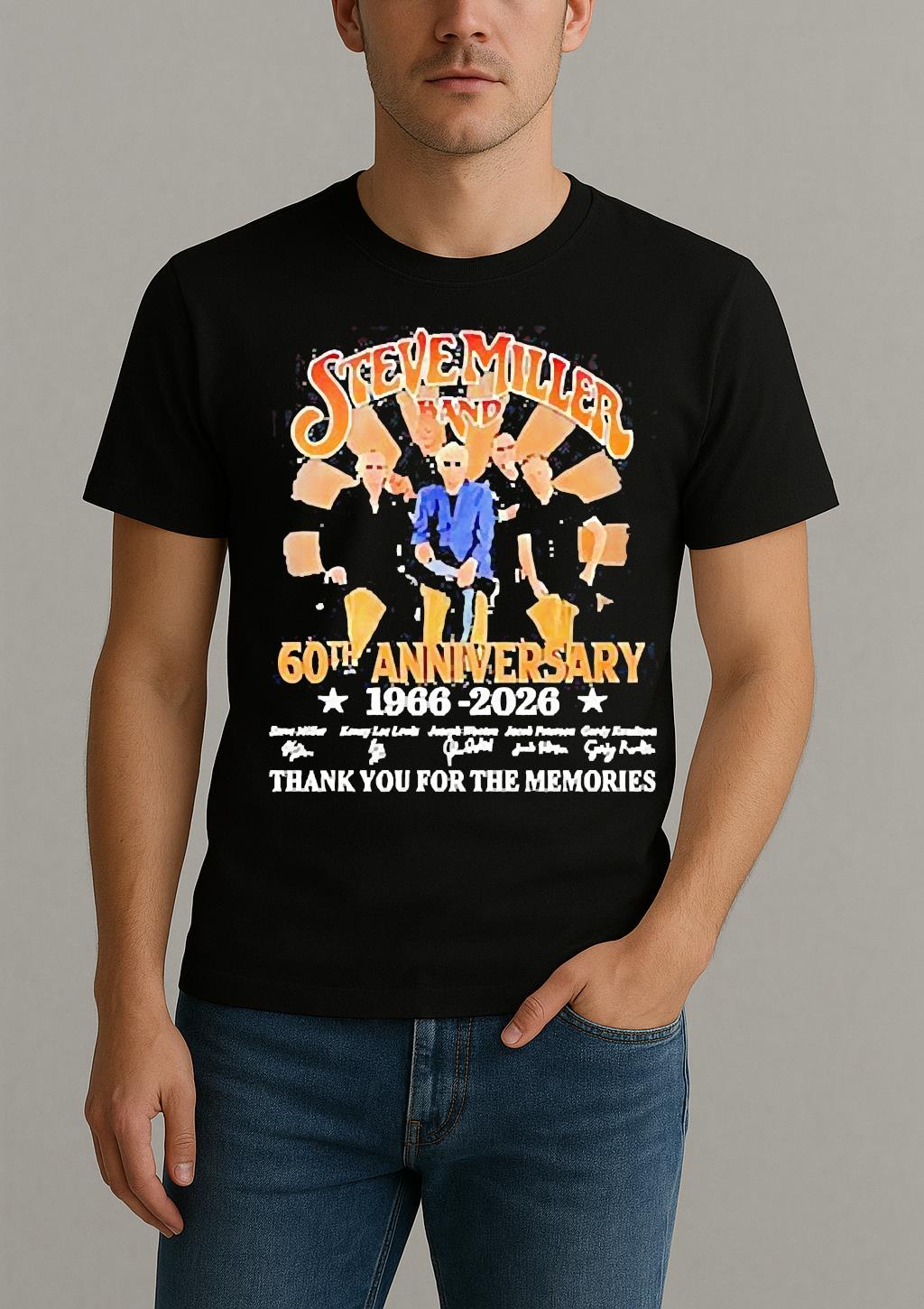 Steve Miller Band 60Th Anniversary 1966 2026 Thank You For The Memories Shirt