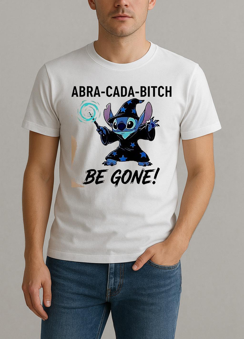 Stitch Witch Abra Cada Bitch Be Gone Shirt