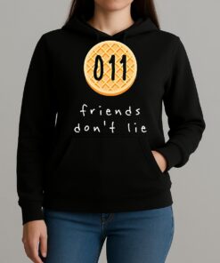 Stranger Things Friends Dont Lie Premium Unisexhoodie