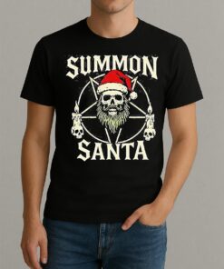 Summon Santa Goth Christmas 2025 Shirt