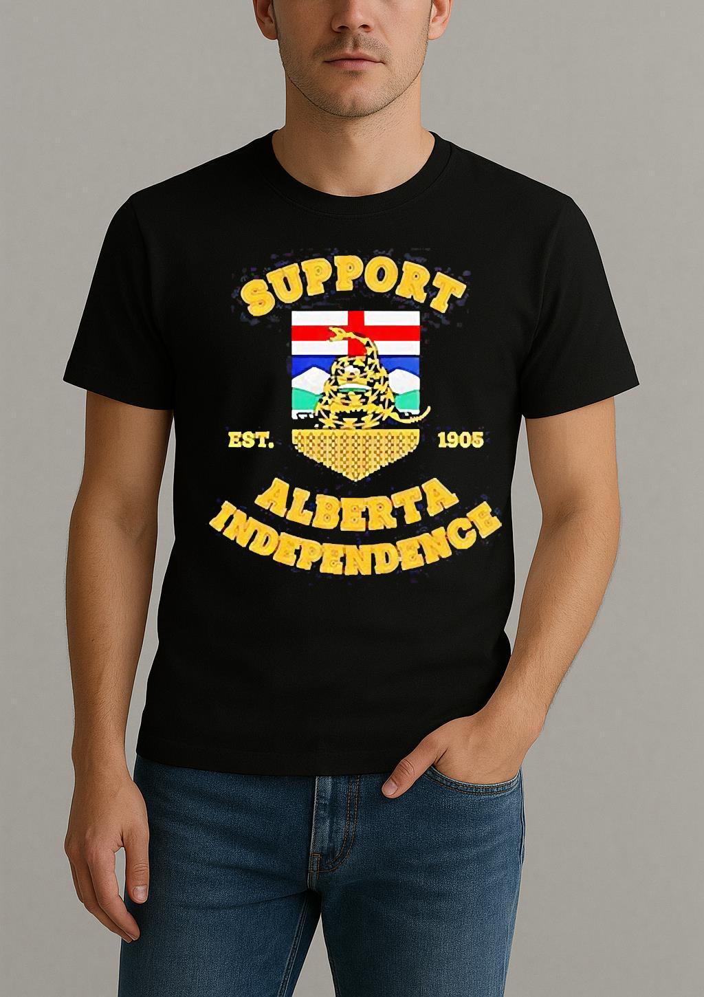 Support Alberta Independence Est 1905 Logo Shirt