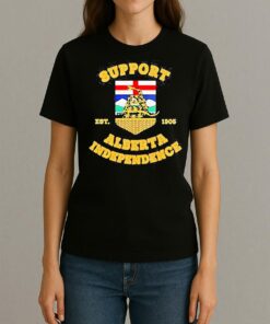 Support Alberta Independence Est 1905 Logo Shirt Womentee
