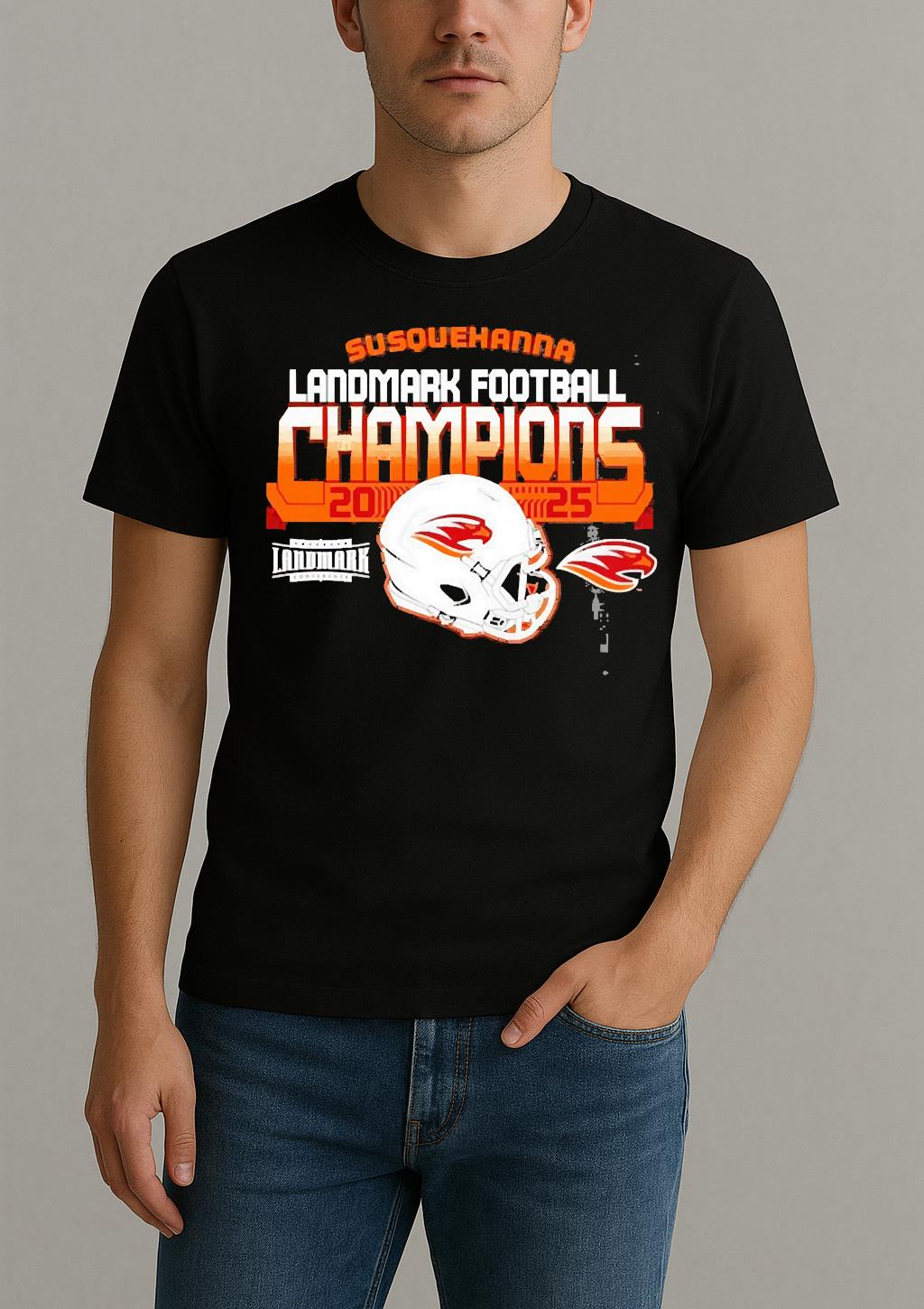 Susquehanna River Hawks Landmark Football Champions 2025 Premium Shirt
