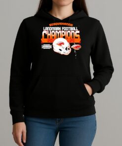 Susquehanna River Hawks Landmark Football Champions 2025 Premium Unisexhoodie