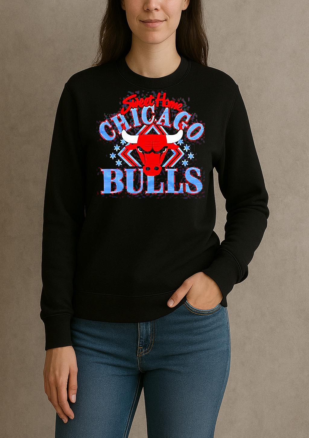 Sweet Home Chicago Bulls 2025 Logo Shirt sweater