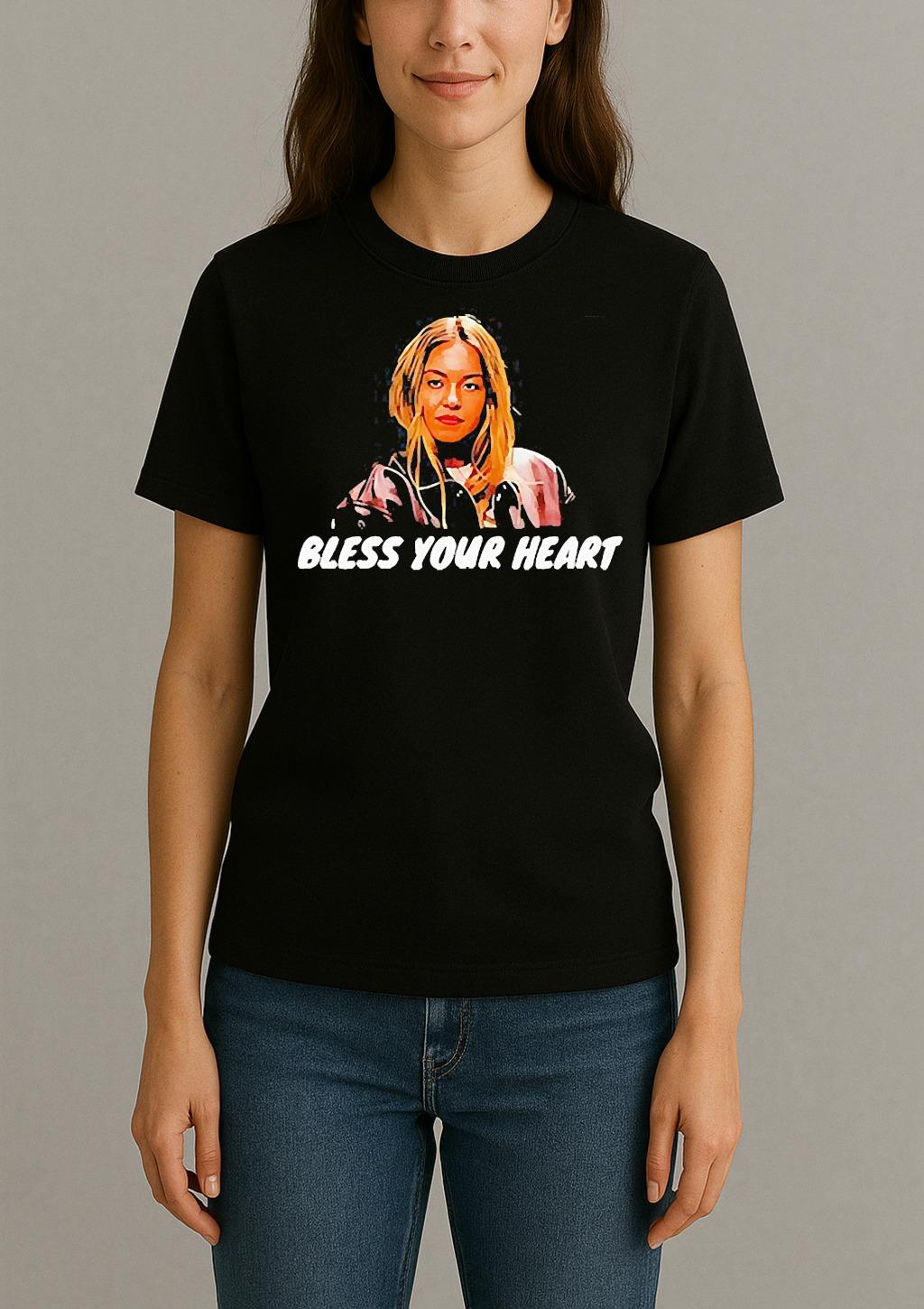 Sydney Sweeney Bless Your Heart Shirt Womentee
