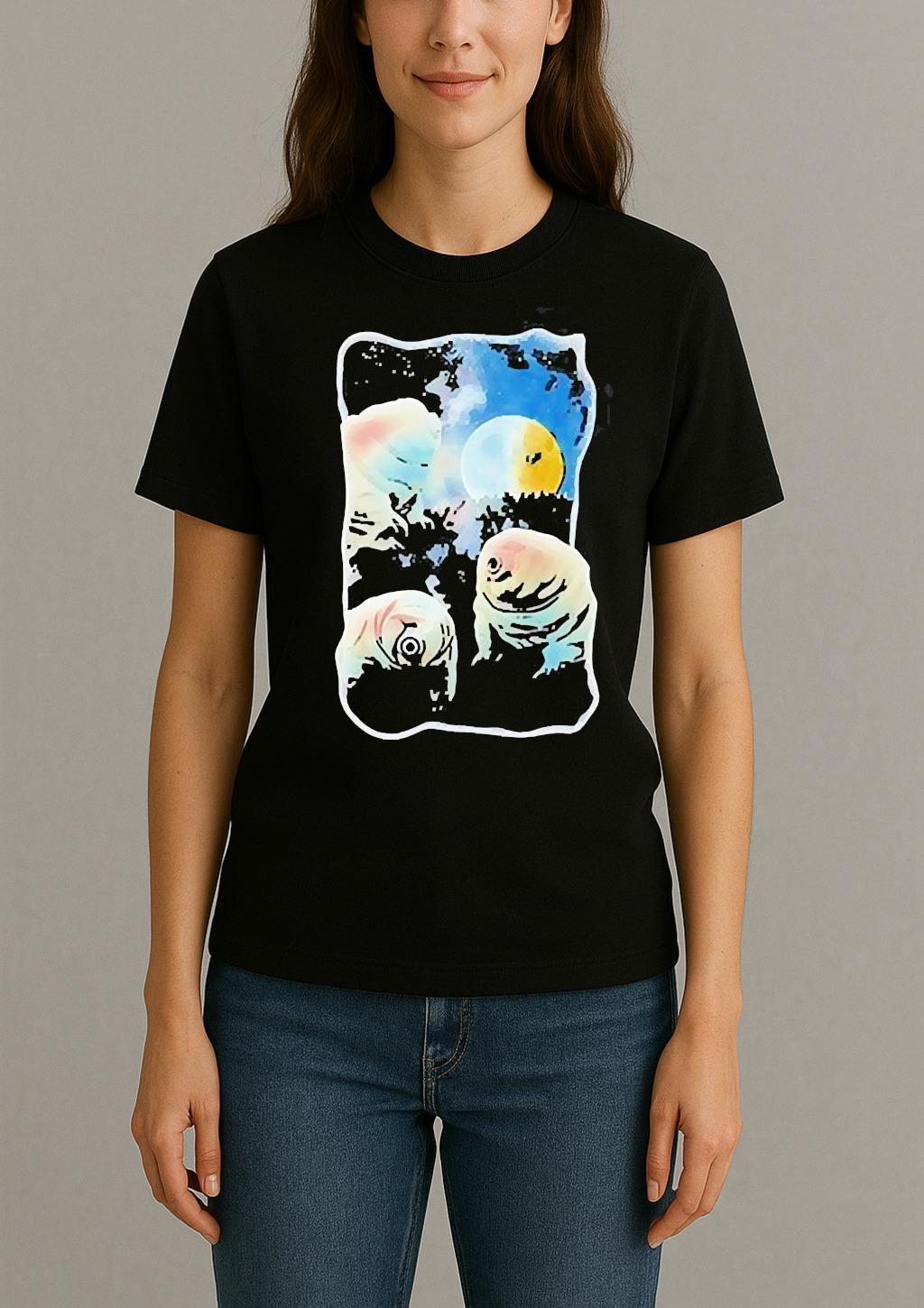 Tardigrades Howling At Moon Tardigrade Lovers Shirt Womentee