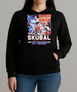 Tarik Skubal Detroit Tigers 2024 2025 American League Cy Young Back To Back Shirt Unihoodie