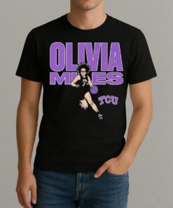 Tcu Olivia Miles Name Pose Shirt