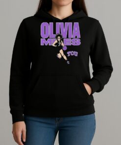 Tcu Olivia Miles Name Pose Shirt Unihoodie